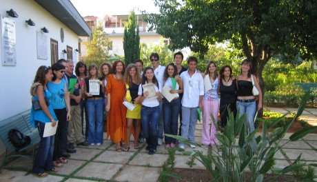Studenti e docenti del Liceo Scientifico  Ernesto Basile di Brancaccio in visita al Giardino della Concordia