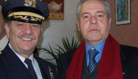 Il capo della Polizia di New York Joe Esposito e  Roberto Trapani della Petina